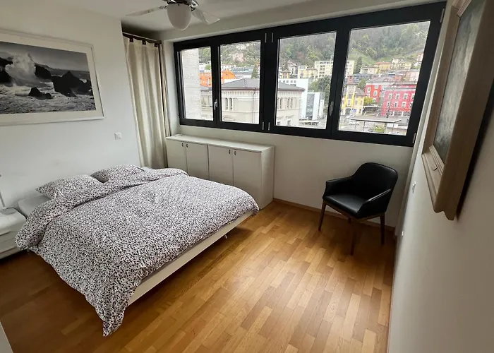 Traumwohnung Seesicht, Balkon Λοκάρνο